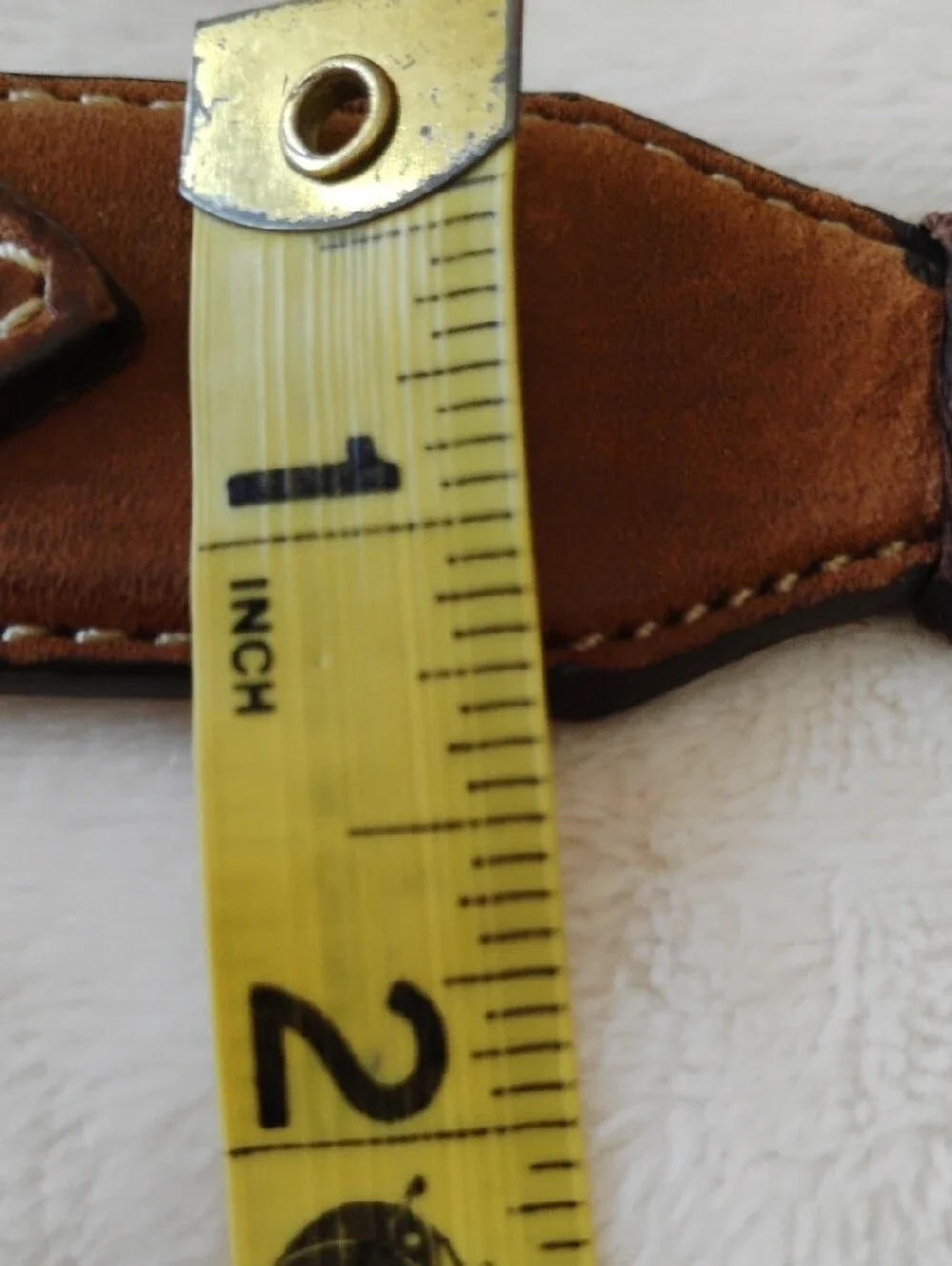 Women's Western  Leather Belt with Silver Look Conchos and Cream Braided Accents